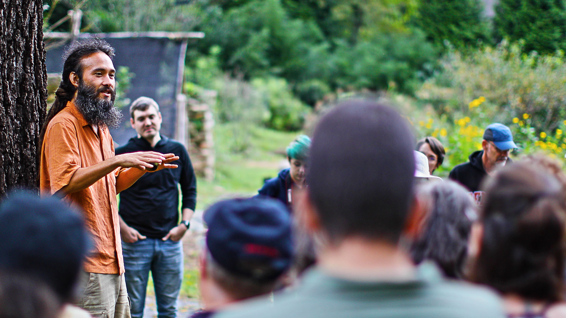 Eric Lewis - Tour Guide at the Long Creek Pawpaw Festival